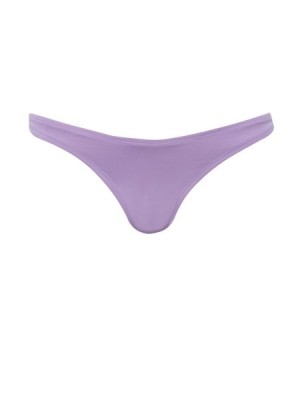 Calcinha Lavanda Tanga Alta Sem Costura Adulto M Conforto Diário, Cintura Alta Anatômica e Toque Suave para Roupas Justas