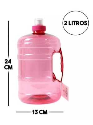 GARRAFA SQUEEZE DE PLASTICO 2L UN. CASCAVEL