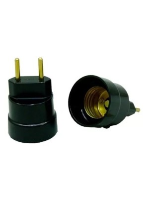 SOQUETE / PINO PORTA LAMPADA PRETO AVULSO UN. LIDER PLUS
