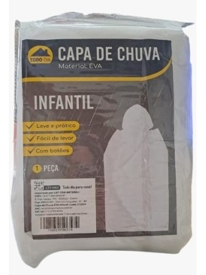 CAPA DE CHUVA EVA INFANTIL UN. LET