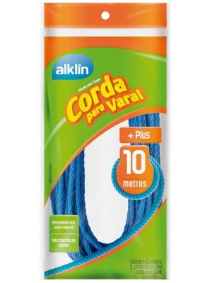 Corda De Nylon Para Varal De 10 Metros Multiuso Color