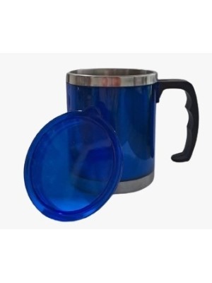 CANECA TERMICA COM TAMPA 450ML UN.