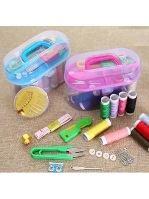 ALFINETES KIT PARA COSTURA , LINHAS, AGULHAS 30PCS UN. GM GOLD