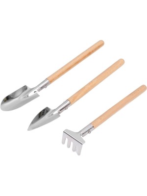 FERRAMENTAS P/JARDIM C/3PCS MINI UN. MADO CONS