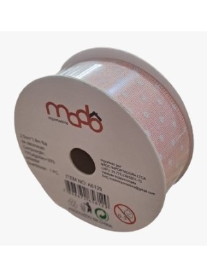 FITA PARA LACO SINTETICA POLIESTER 2,5CMX1,8M UN. MADO