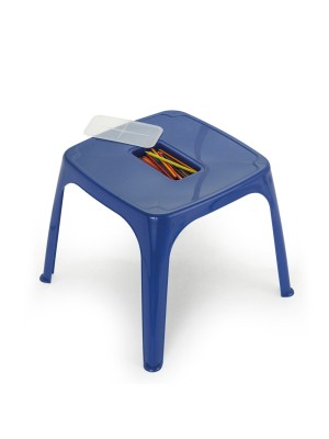 MESA INFANTIL AZUL 57X75X57CM UN.