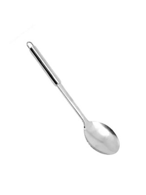 COLHER DE ACO INOX 34CM UN. TOP IMPORTADORA