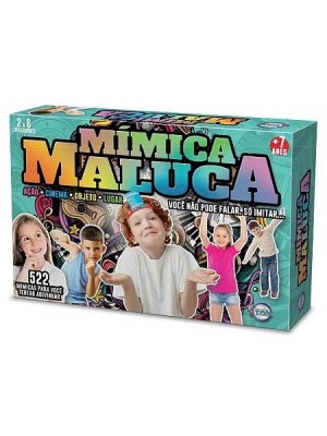 Jogo De Mesa Educativo Mímica Maluca com 522 Mimicas