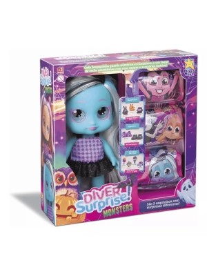 Boneca Diver Surprise Monster Zumbi Zumbelina com Acessorios