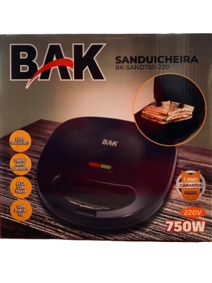 SANDUICHEIRA ELETRICA 750W 220V BAK UN. BEG