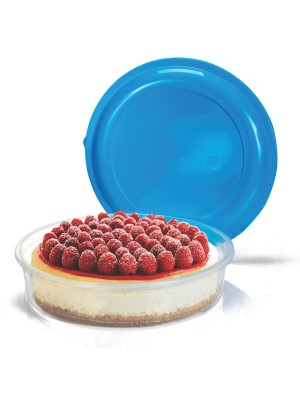 Torteira com Tampa Plastico Varias Cores 26,5x6cm