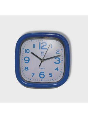 RELOGIO DE PAREDE 20,5X20,5X4CM SORTIDO UN. IMPORIENTE