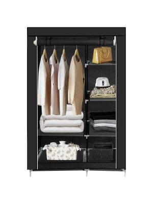 GUARDA ROUPA PORTATIL 12KG TNT C/ FERRO E PLASTICO 90CMX45CMX170CM UN. CLINK