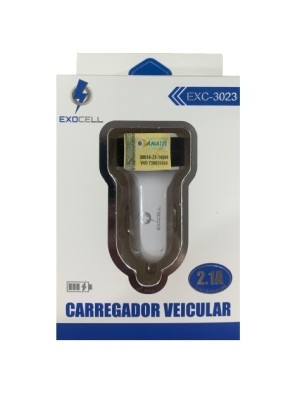 CARREGADOR VEICULAR 2.1A USB UN. JMD IMPORTS