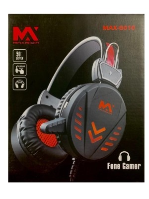 FONE DE OUVIDO HEADSET GAMER COM MICROFONE E LED CABO 1.80M UN. JMD IMPORTS