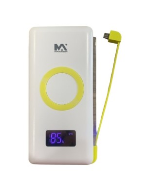 POWER BANK CARREGADOR PORTATIL 10000MAH EMBUTIDO COM LED DISPLAY UN. JMD IMPORTS