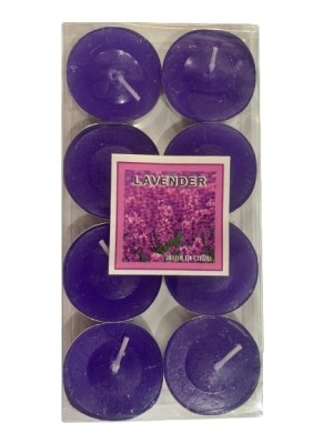 VELA DECORATIVA PERFUMADA C/8 PEÇAS UN. ALIANÇA