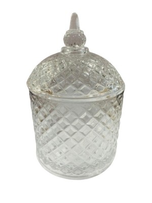 BOMBONIERE DE VIDRO PARA DECORACAO 14X10CM UN. TOP IMPORTADORA