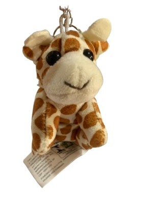 CHAVEIRO ANIMAL DE PELUCIA C/ENCHIMENTO 6X8X10CM UN. TUKA TOY