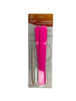 PALITO E 2 LIXAS KIT MANICURE UN. RIO TIJUCAS