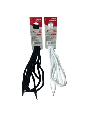 CADARCOS DE POLIESTER PRETO E BRANCO 120CM UN.