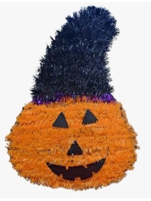DECORACAO PARA HALLOWEEN ABOBORA 41X30CM - TOP IMPORTADORA