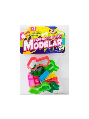 FORMINHAS PARA MOLDES PCT C/10PCS UN. MINI TOYS