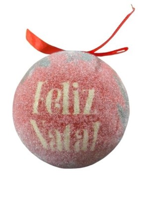 BOLA DE NATAL 8CM UN. MULTIART