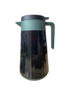 GARRAFA TERMICA LESOTO 1L PRETA-VERDE UN. XH IMPORT