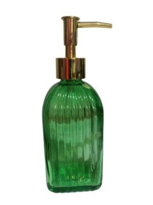 PORTA SABONETE LIQ DE VIDRO PARA PIA/BANHEIRO 7X19CM UN. TOP IMPORTADORA