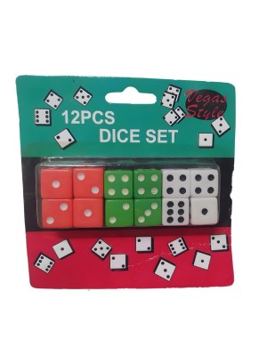 DADOS 12PCS UN. ALIANCA COMERCIO VAREJISTA