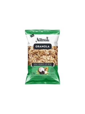 GRANOLA CEREAIS CROCANTES C/ FRUTAS 800G UN. NATURALE