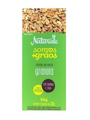 CEREAIS BAR. 66G C/3 GRANOLA UN. NATURALE