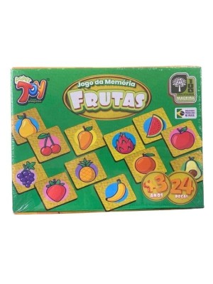 BRINQUEDO EM MDF JOGO DA MEMORIA FRUTAS UN.
