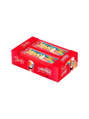 CANUDINHO DE MORANGO CITRICO DISPLAY C/12PCS 180G UN. DOCILE