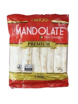MANDOLATE C/ AMENDOIM C/6 UN. 140G HELDA