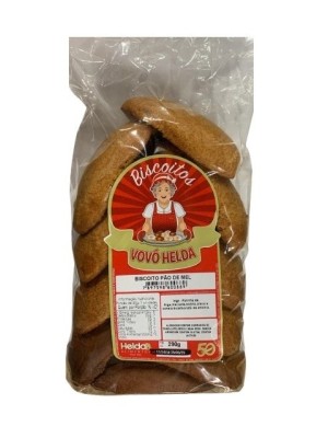 BISCOITO PAO DE MEL 290G UN. HELDA