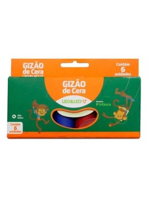 GIZAO DE CERA MEU PRIMEIRO GIZ C/6 CORES UN.