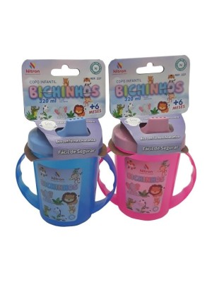 COPO C/ BICO E ALCA INFANTIL 320ML UN.