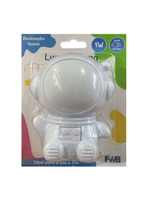 LUZ NOTURNA ASTRONAUTA 1W BIVOLT UN.