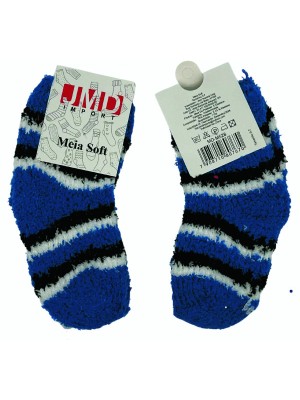 MEIA SOFT PELUCIA UNISSEX DE POLIESTER 3-7 UN.