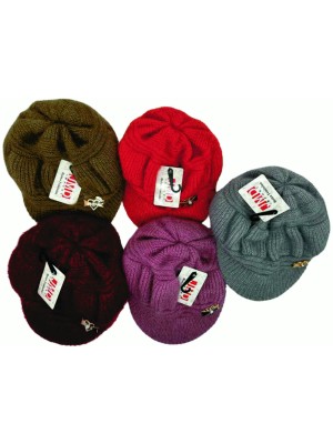 BOINA DE POLIESTER FEMININA UN.