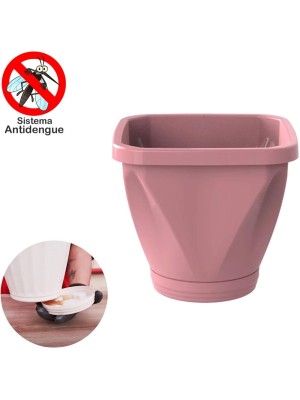 VASO QUADRADO N13 C/ PRATO UN.