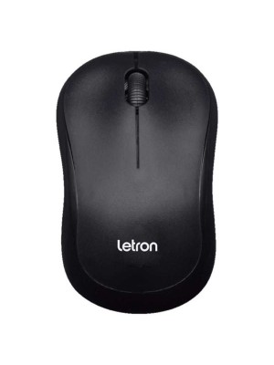 MOUSE SEM FIO 3 BOTOES 800 DPI BLACK SQUARE M1701 LETRON UN.