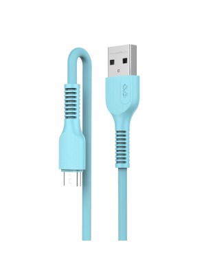 CABO MICRO USB PVC 2M AZUL VQ-D88 UN.
