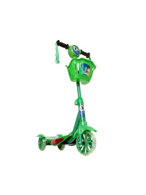 PATINETE SCOOTER 3 RODAS C/ CESTINHA SOM E LUZ PARA ATÉ 50KG UN.