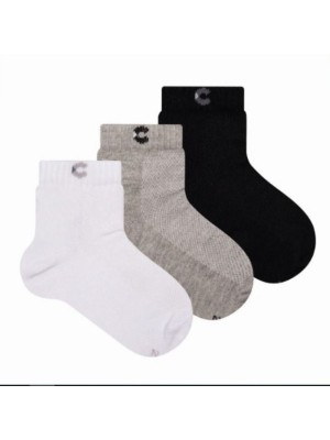 MEIA CANO CURTO INF 3PARES 27/30 UN.