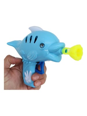 ARMINHA FAZER BOLHA BOLINHA SABAO GOLFINHO COLORIDO LANÇA BOLA PISTOLA BRINQUEDO