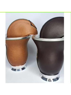 Cuia De Chimarrão Revestida em Couro Sintético