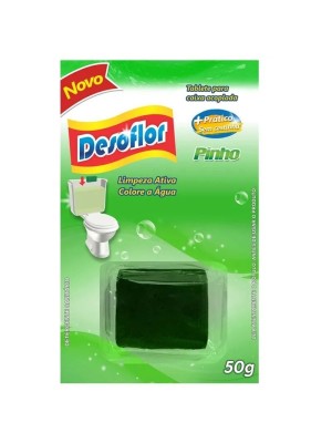 Tablete Caixa Acoplada Pinho 50g Desodorizador Sanitario